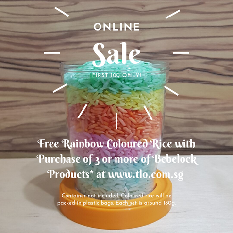 Rainbow Coloured Rice (For Sensory Play)