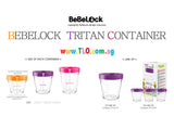 BeBeLock Tritan Containers