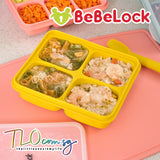 BeBeLock Alpha Silicone Tok Tok (S/M/L) - Food & Breastmilk Storage Tray from Korea