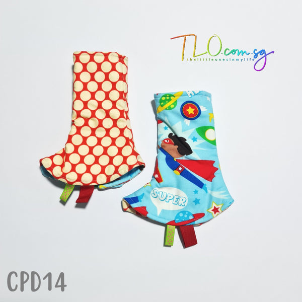 TLO Handmade Corner Drool Pads for Baby Carrier Straps